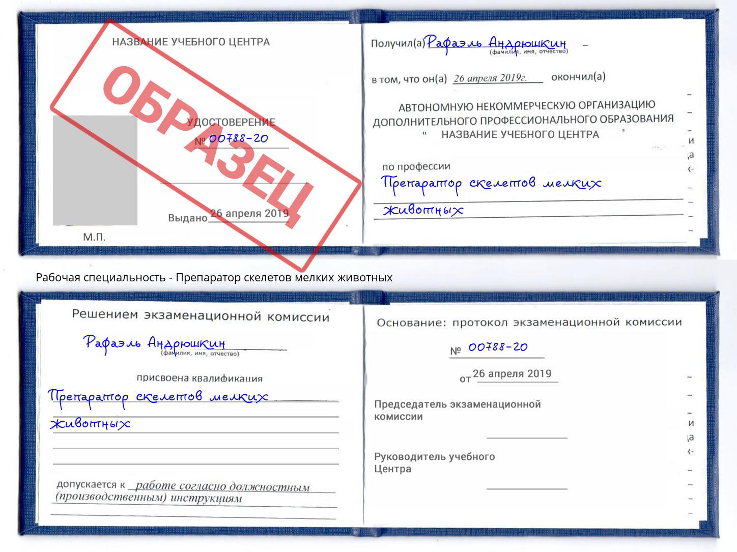 Препаратор скелетов мелких животных Ишим